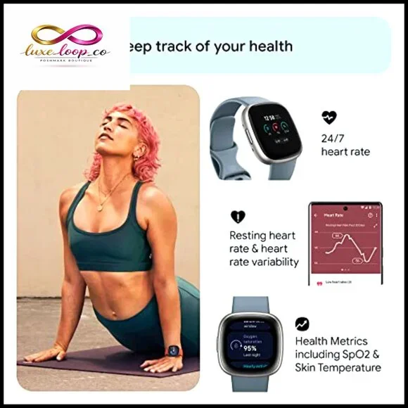 Fitness Smartwatch with GPS Heart Rate Sleep Tracking 40+ Exercise Modes